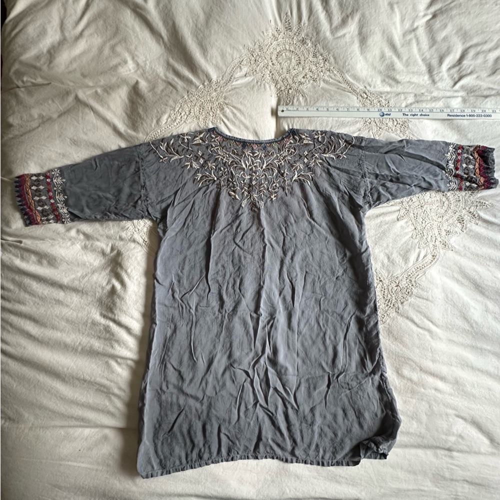 ❤️ JOHNNY WAS Embroidered Tunic, Size Small- - Picture 10 of 12